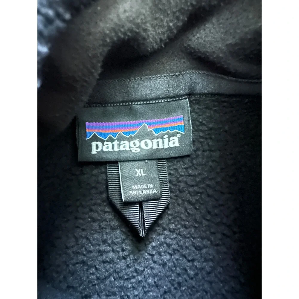 Patagonia Better Sweater Full Zip Fleece Jacket Mens XL Black 25528